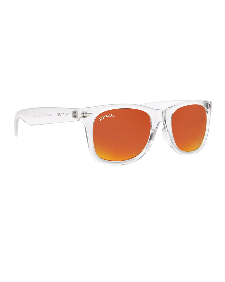 royaltail orange sunglasses wayfarer