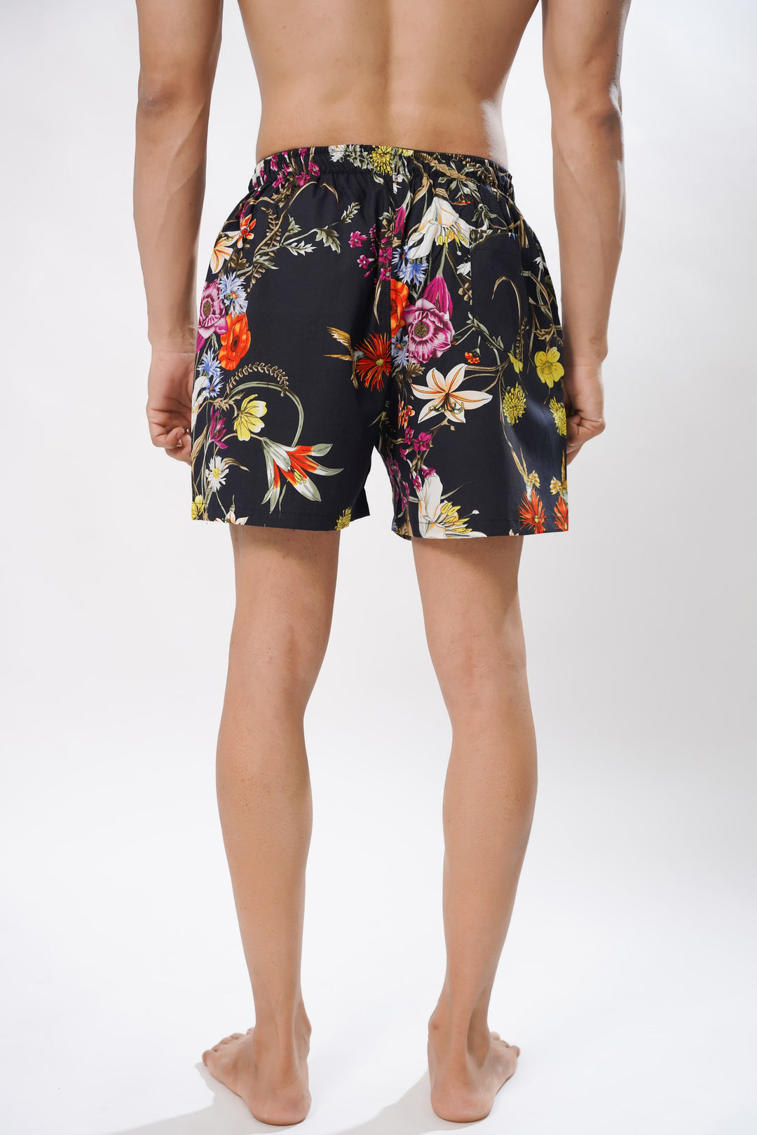 Stylish Black All-Over Printed Men's Boxers - Royaltail
