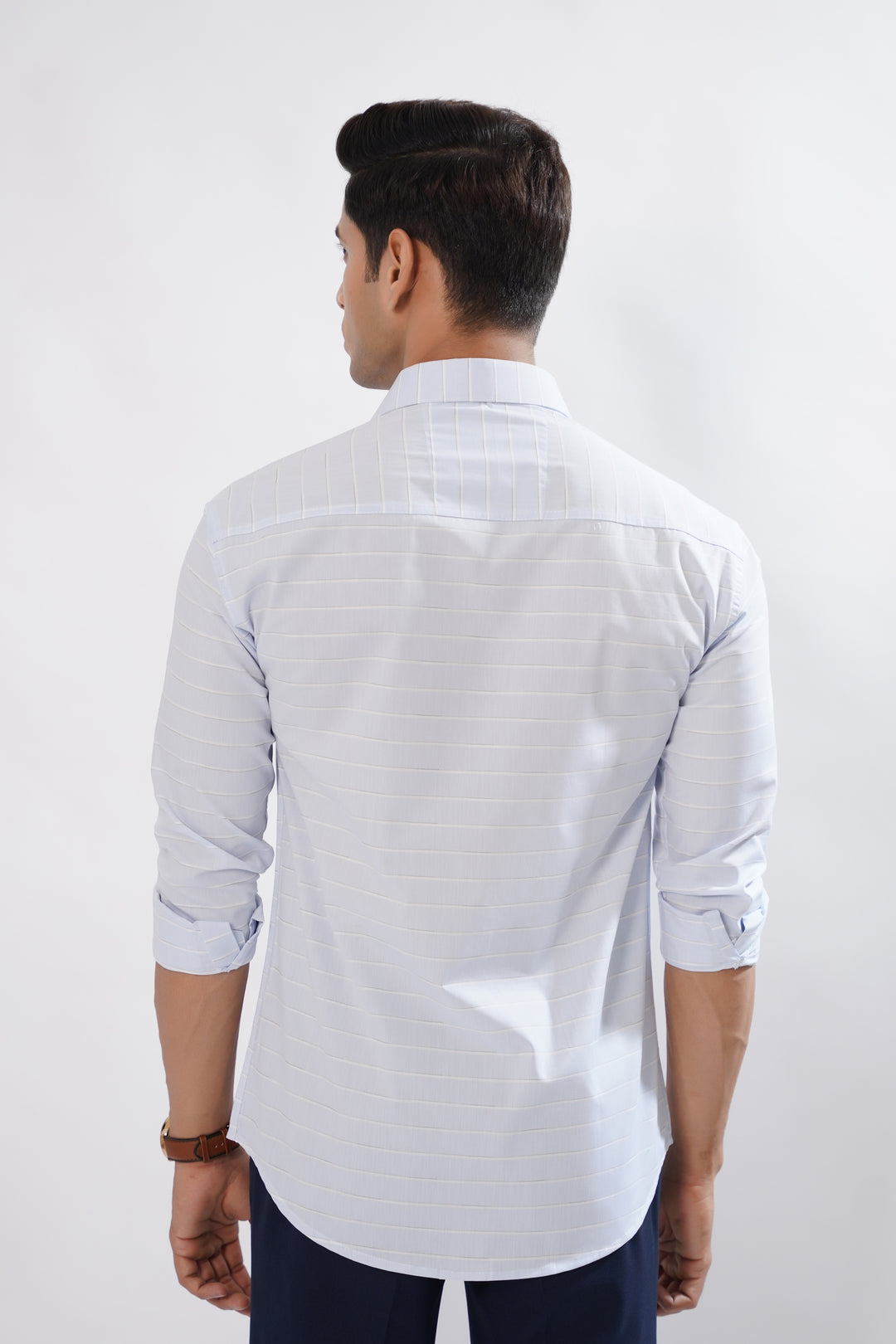 Cordate Blue Super Soft Cotton Premium Plaid Shirt