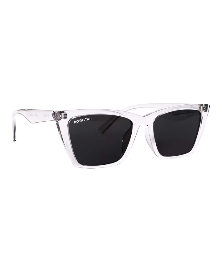 Cat-Eyes Clear Black UV Protected Sunglasses RT049