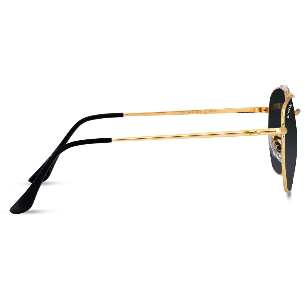 royaltail sunglasses square rt rou golden black