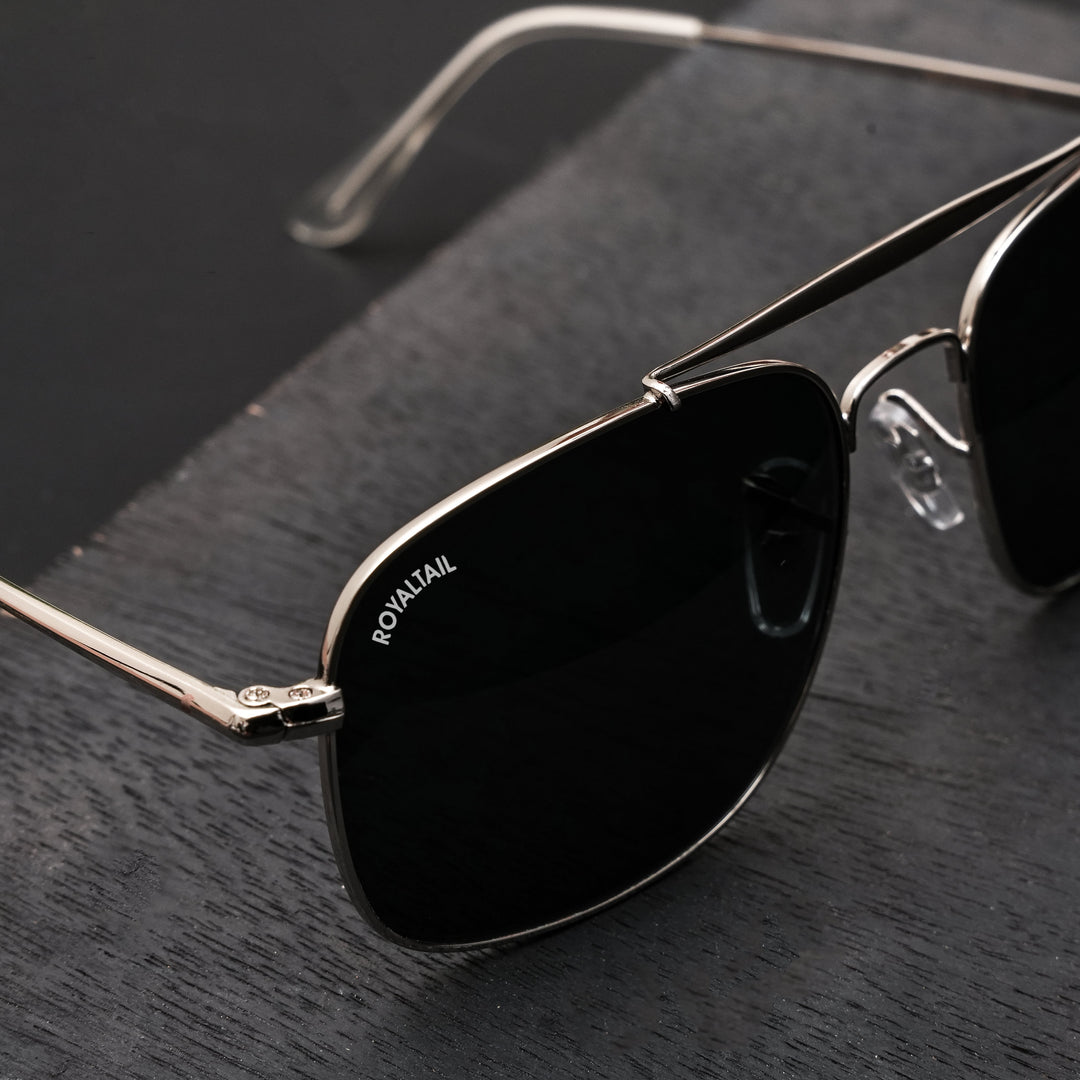 royaltail sunglasses square rt squ silver black