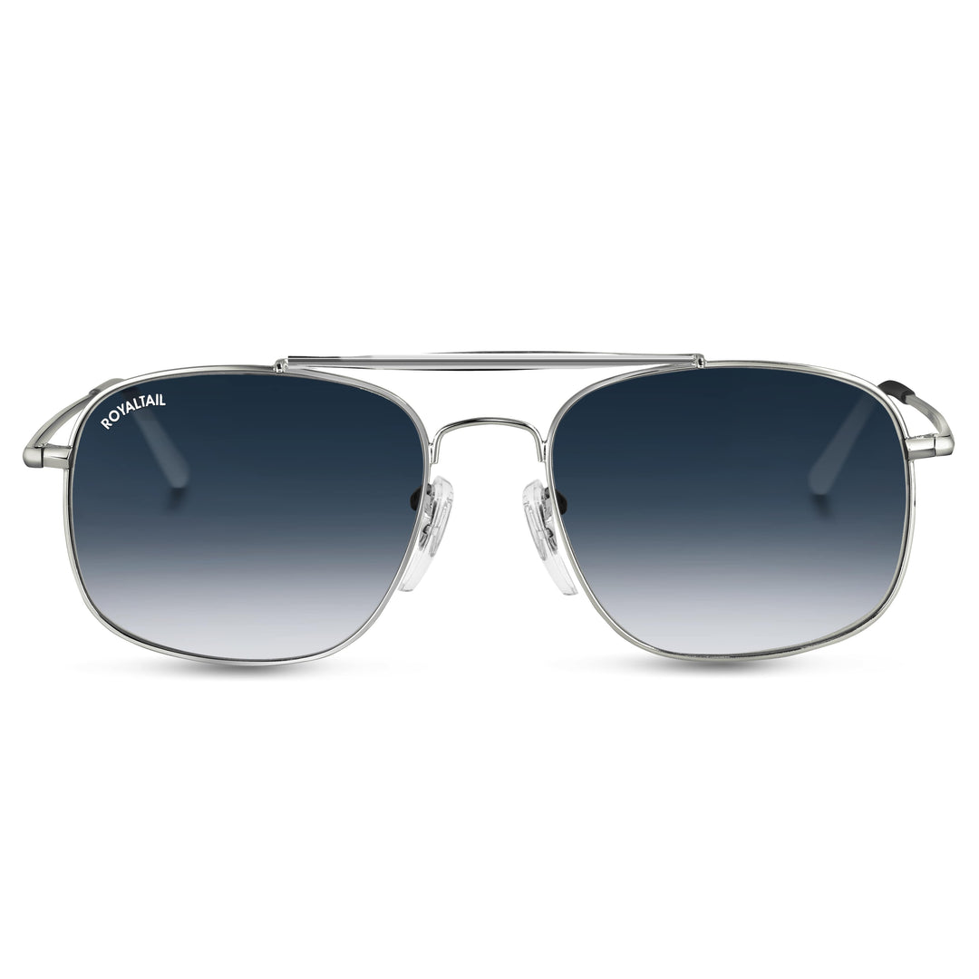 royaltail sunglasses square rt squ silver blue