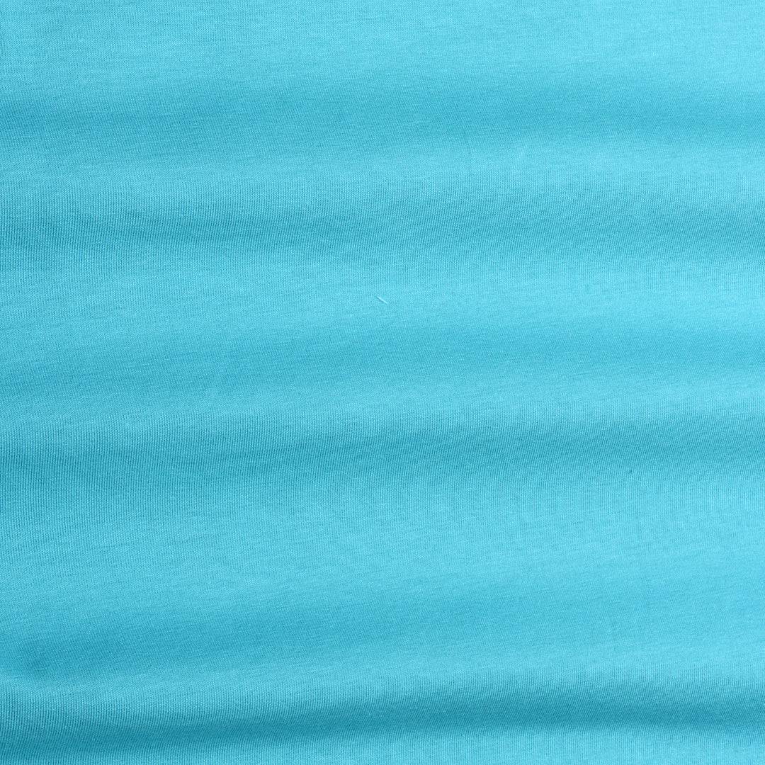 AQUA BLUE PREMIUM ORGANIC SUPER SOFT COTTON T-SHIRT - Royaltail